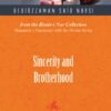 Sincerity and Brotherhood Cover